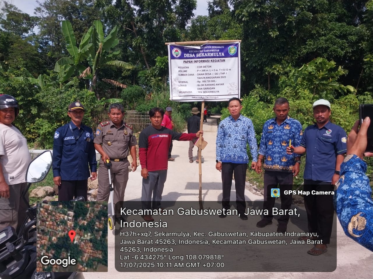 Monitoring Dan Evaluasi DD dan ADD Tahap I T.A 2025 Desa Sekarmulya Oleh Pemerintah Kecamatan Gabuswetan